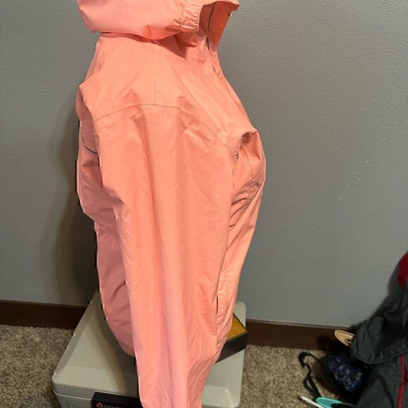 Columbia Girls Large 14-16 Peach Color Hooded Jacket - Picture 4 of 5